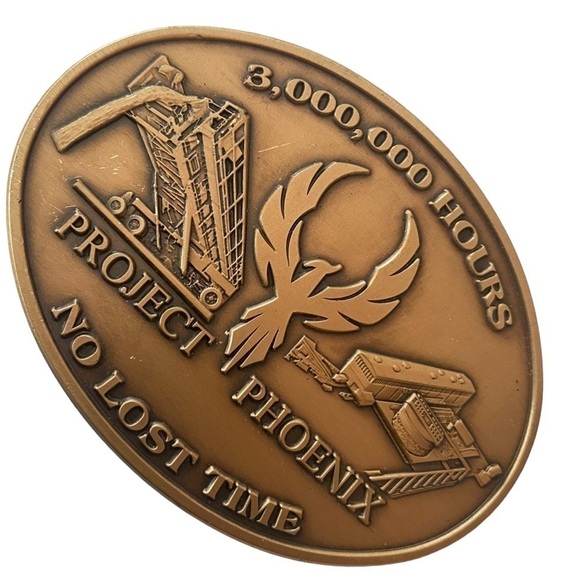 Vintage Project Phoenix Belt Buckle - Picture 1 of 2